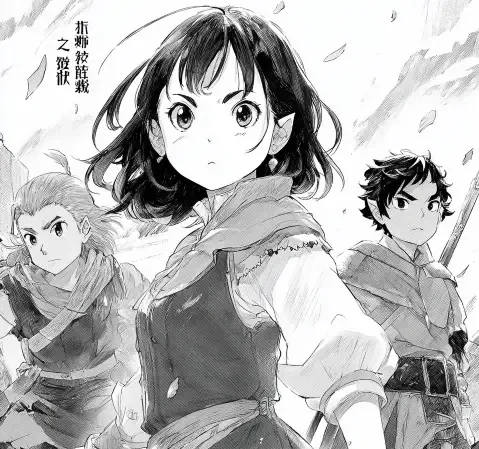 漫画阅读路径示意图，展示从选题材到追更的四个步骤